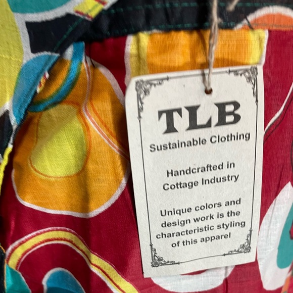 NWT- TLB Circular Design Wrap Skirt - Picture 4 of 14